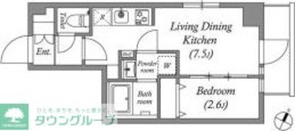 クオリタス田端の物件間取画像